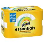Bounty Essentials, White, Select-a-Size Paper Towel Roll (6 Double Rolls) 003700049073