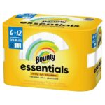 Bounty Essentials, White, Select-a-Size Paper Towel Roll (6 Double Rolls) 003700049073