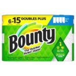 Bounty White, Select-A-Size Paper Towels (6 Double Plus Rolls) 003077217718