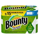 Bounty White, Select-A-Size Paper Towels (6 Double Plus Rolls) 003077217718