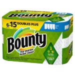 Bounty White, Select-A-Size Paper Towels (6 Double Plus Rolls) 003077217718
