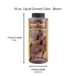 Quikrete 10 oz. Liquid Cement Color - Brown 131701
