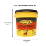 Quikrete 20 lb. Fast Set Repair Mortar Mix 124120