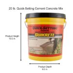Quikrete 20 lb. Quick-Setting Cement 124020