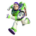 RoomMates 5 in. x 19 in. Toy Story Buzz 12-Piece Peel and Stick Giant Wall Decals RMK1431GM