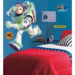 RoomMates 5 in. x 19 in. Toy Story Buzz 12-Piece Peel and Stick Giant Wall Decals RMK1431GM