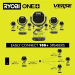 RYOBI ONE+ 18V Cordless VERSE Clamp Speaker (Tool Only) PCL615B