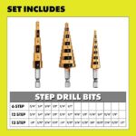 RYOBI Step Drill Bit Set (3-Pieces) A97301