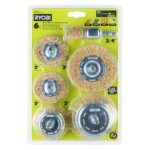 RYOBI Wire Wheel Assortment Set (6-Piece) A72601