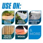 Simple Green 1 Gal. Oxy Solve Deck and Fence Pressure Washer Concentrate Outdoor Cleaner 2310000418231