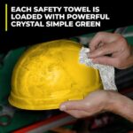 Simple Green 10 in. x 11.75 in. Multi-Purpose Safety Towels (75 Per Canister) SMP13351