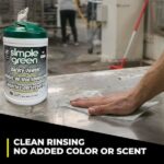 Simple Green 10 in. x 11.75 in. Multi-Purpose Safety Towels (75 Per Canister) SMP13351