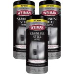 Weiman 12 oz. Stainless Steel Cleaner Wipes (3-Pack) 50A COMBO1
