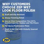 ZEP 1 Gal. Wet Look Floor Polish (4-Pack) ZUWLFF128